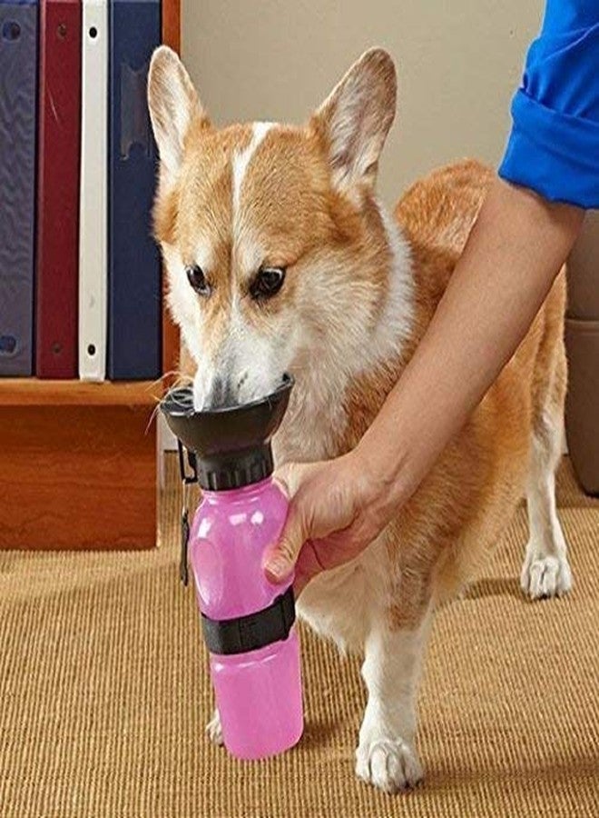 WEZOSHINET Plastic Puppies Dog Water Bottle, Leak Proof Portable Puppy Water Dispenser Drinking Feeder Pet Care Cup for Outdoor Walking, Hiking, Travel (Aqua Dog Bottle) - Image 4